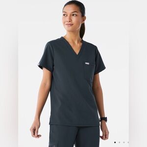 Figs women’s technical collection dark harbor  scrub top